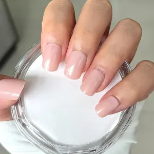 AddFavor Press on Nails Short Square Fake Nails, 120pcs Red Press on Nails Square Acrylic False Nails Colored Glossy Glue on Nails with Adhesive Tabs for Women Girls