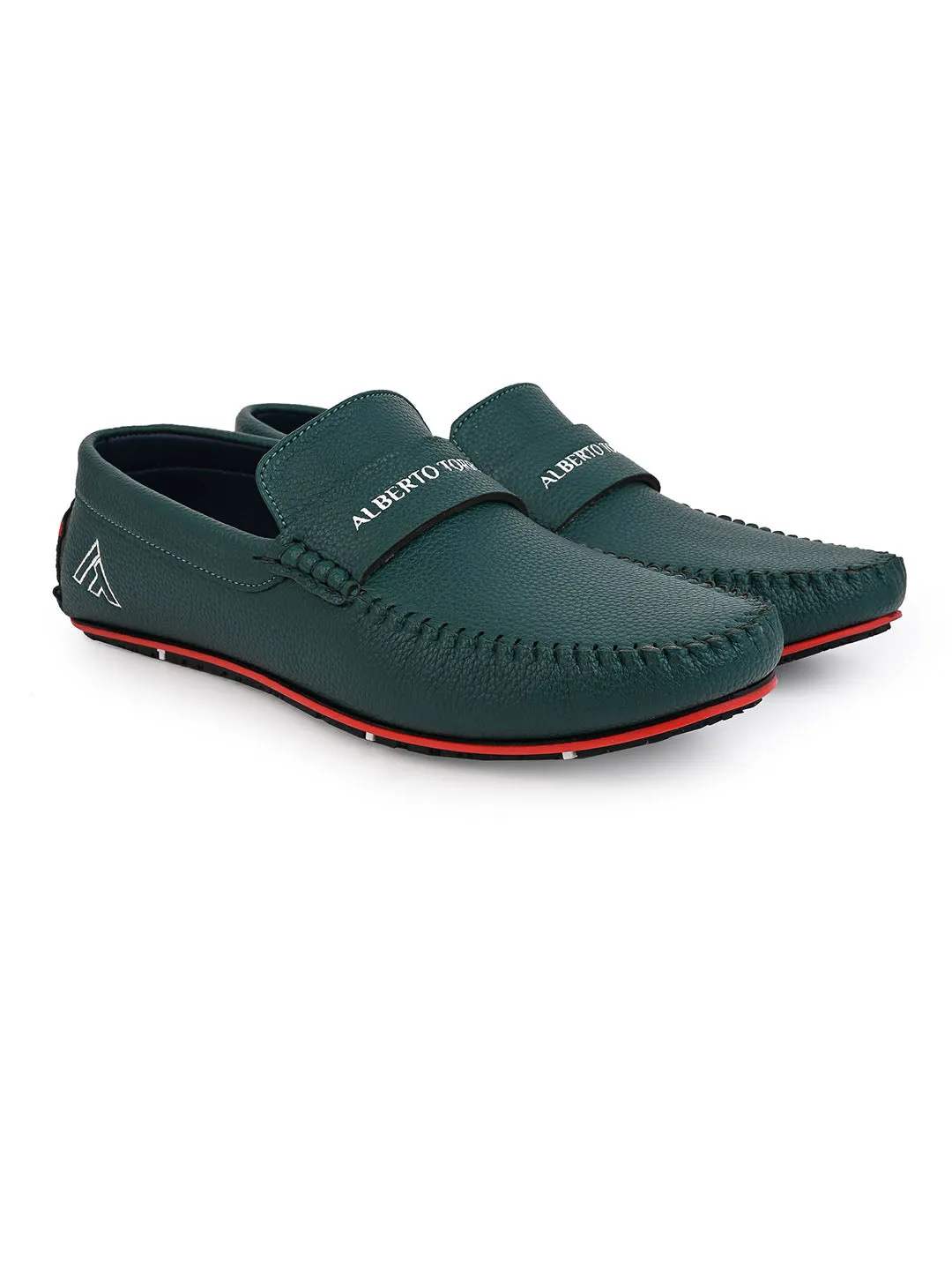 Alberto Torresi Branded Silicon Sole Loafer