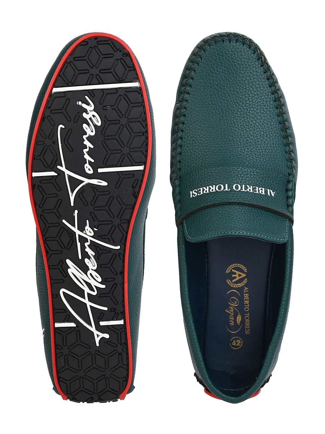 Alberto Torresi Branded Silicon Sole Loafer