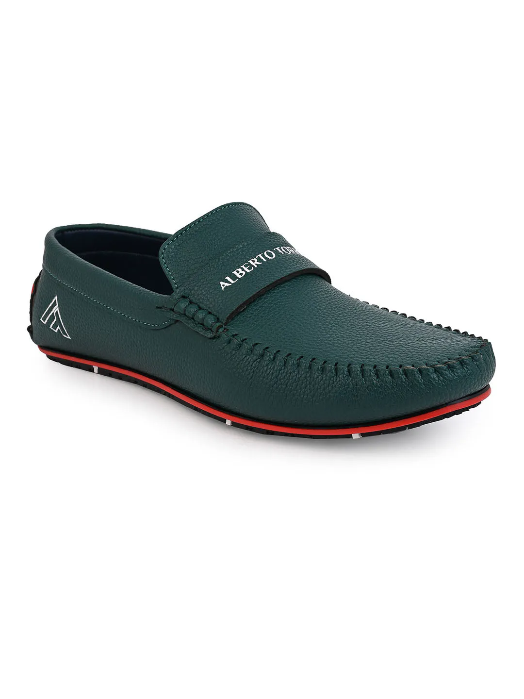 Alberto Torresi Branded Silicon Sole Loafer