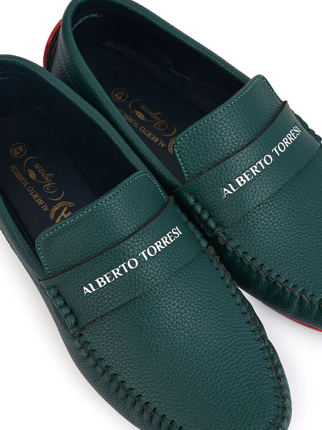 Alberto Torresi Branded Silicon Sole Loafer