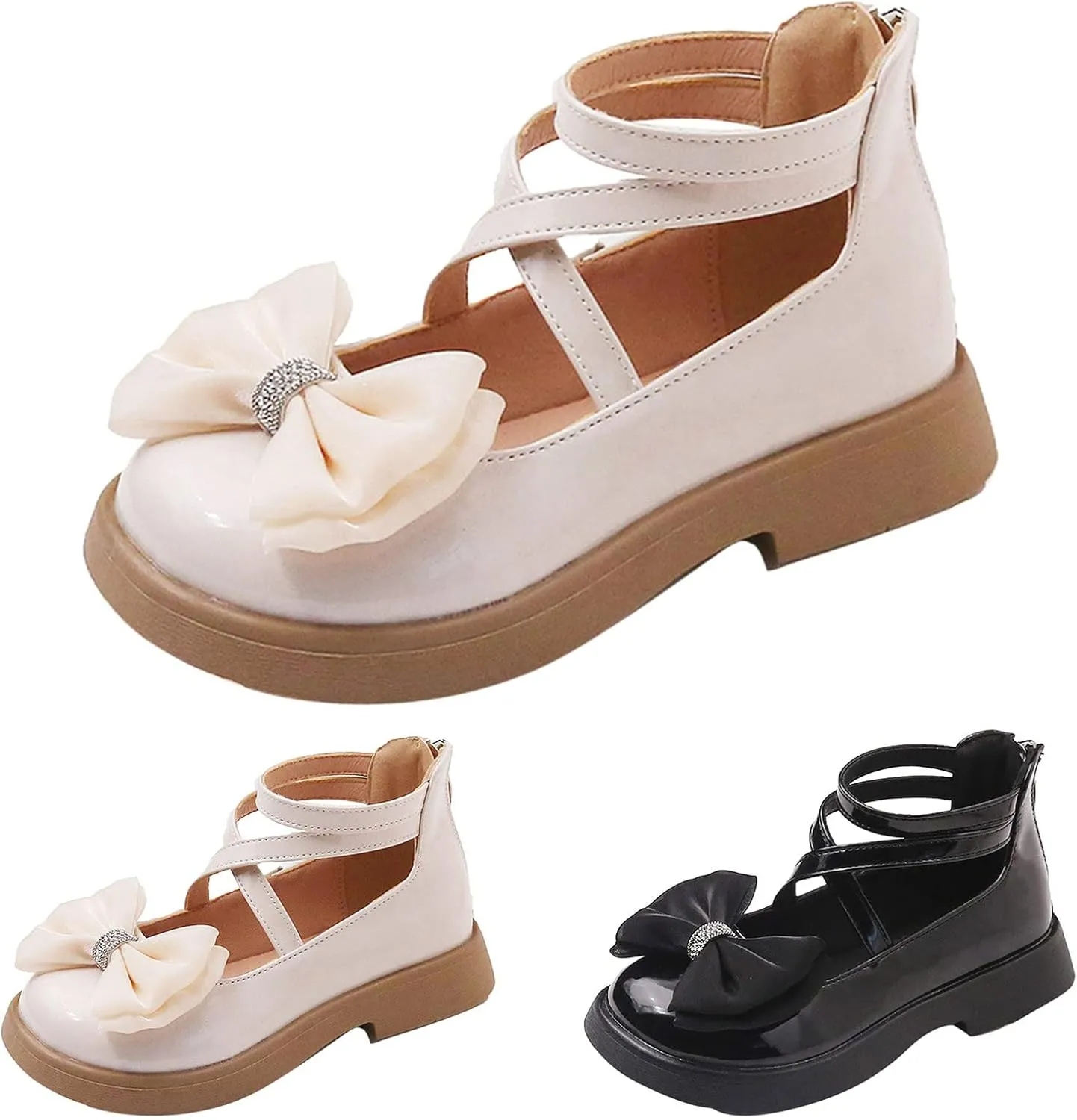 Baby Girls Shoes Fashion Spring And Summer Children Casual Shoes Girls Leather Shoes Thick Soles High Lightweight Shoes
