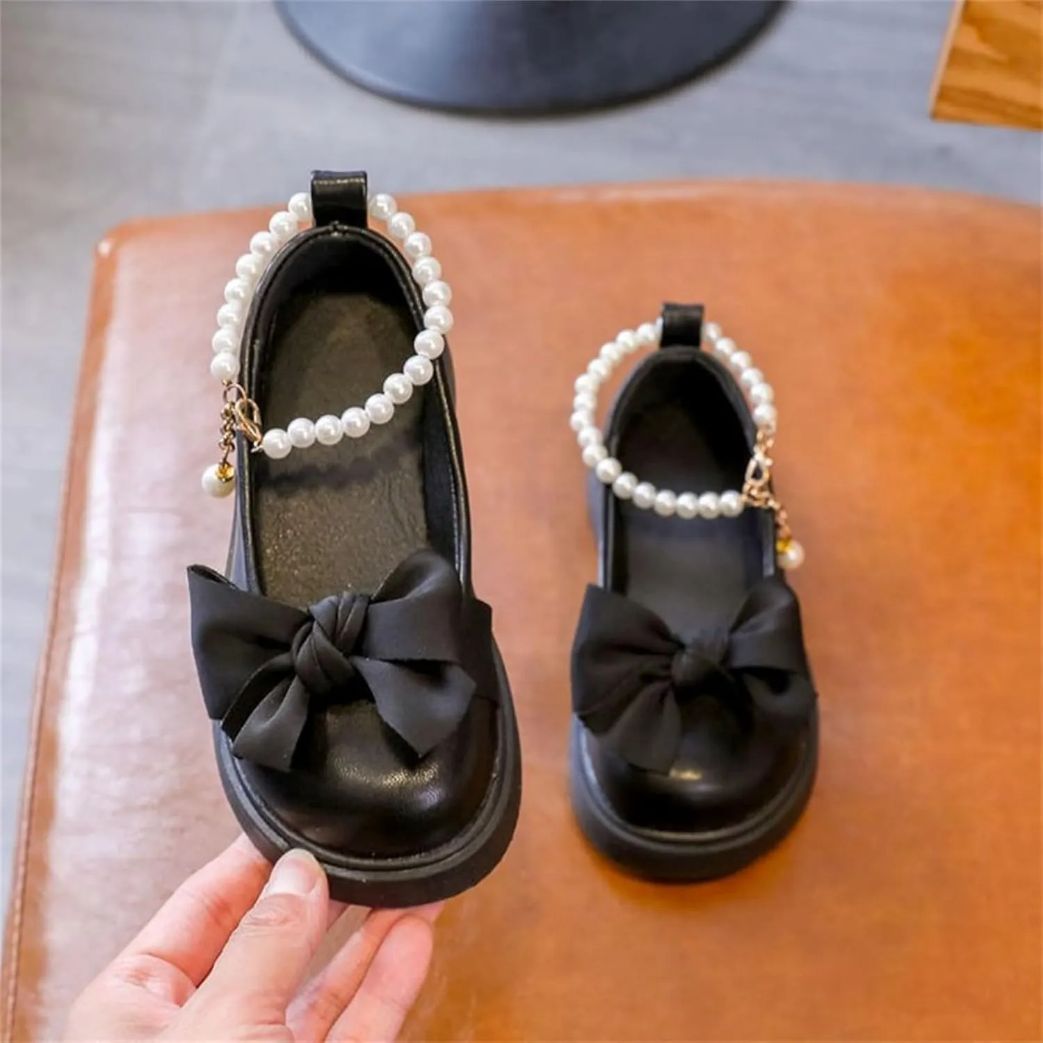 Baby Girls Shoes Fashion Spring Summer Toe Solid Color Bowknot Children Casual Shoes Lightweight Shoes