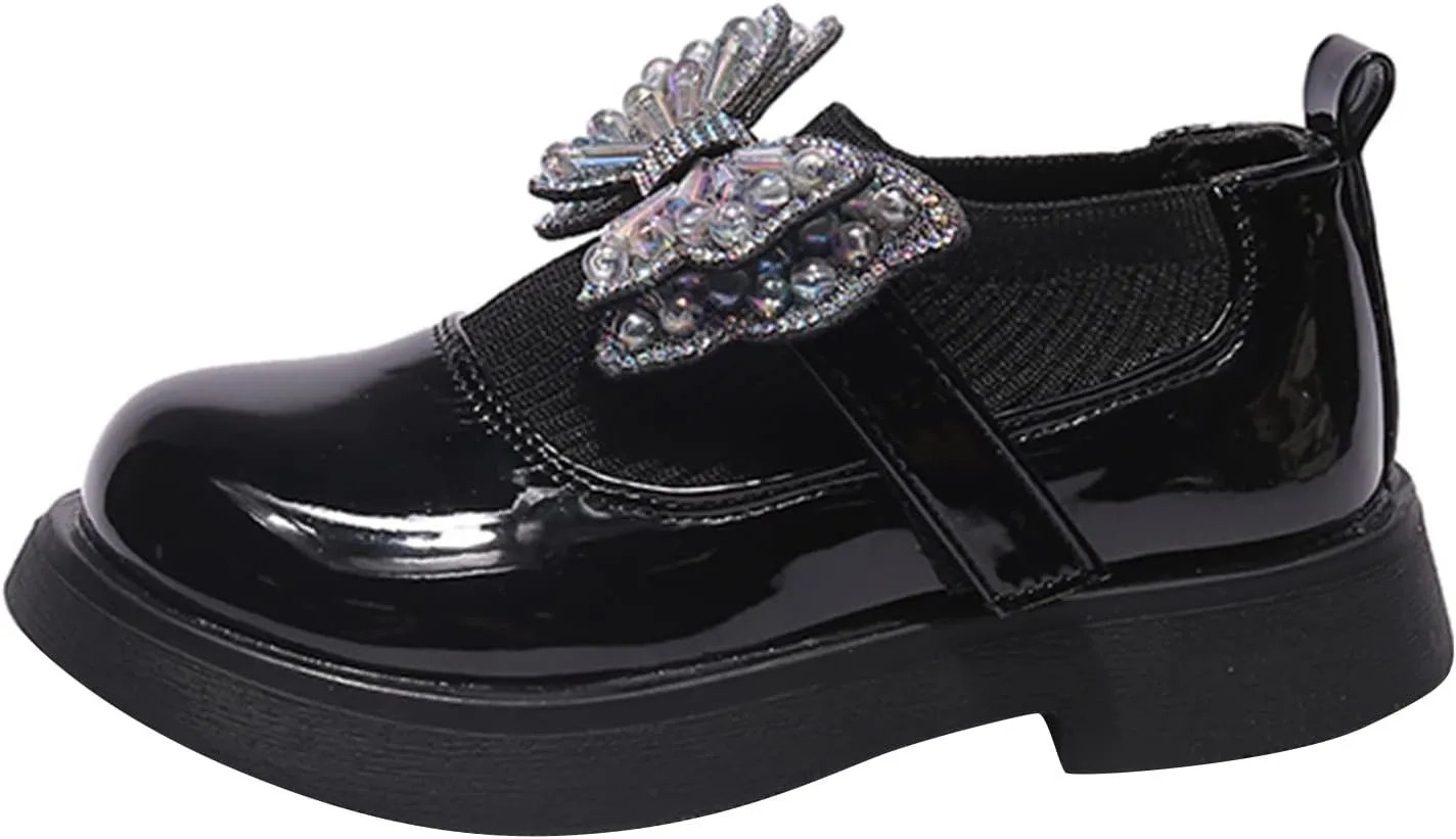 Baby Girls Shoes Girl Shoes Small Leather Shoes Single Shoes Children Dance Shoes Girls Performance Slip on Water Shoe
