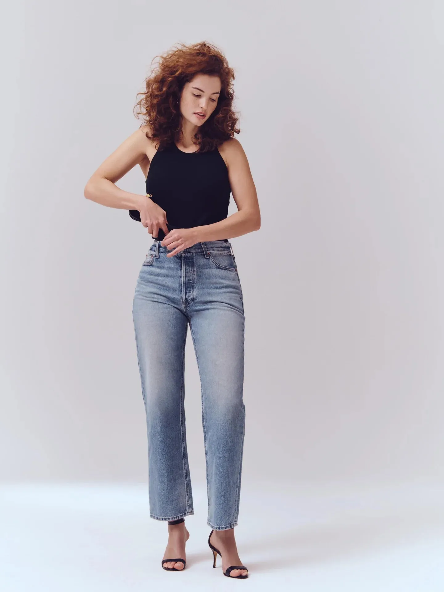 Bev Relaxed Jean - Vintage Light Indigo