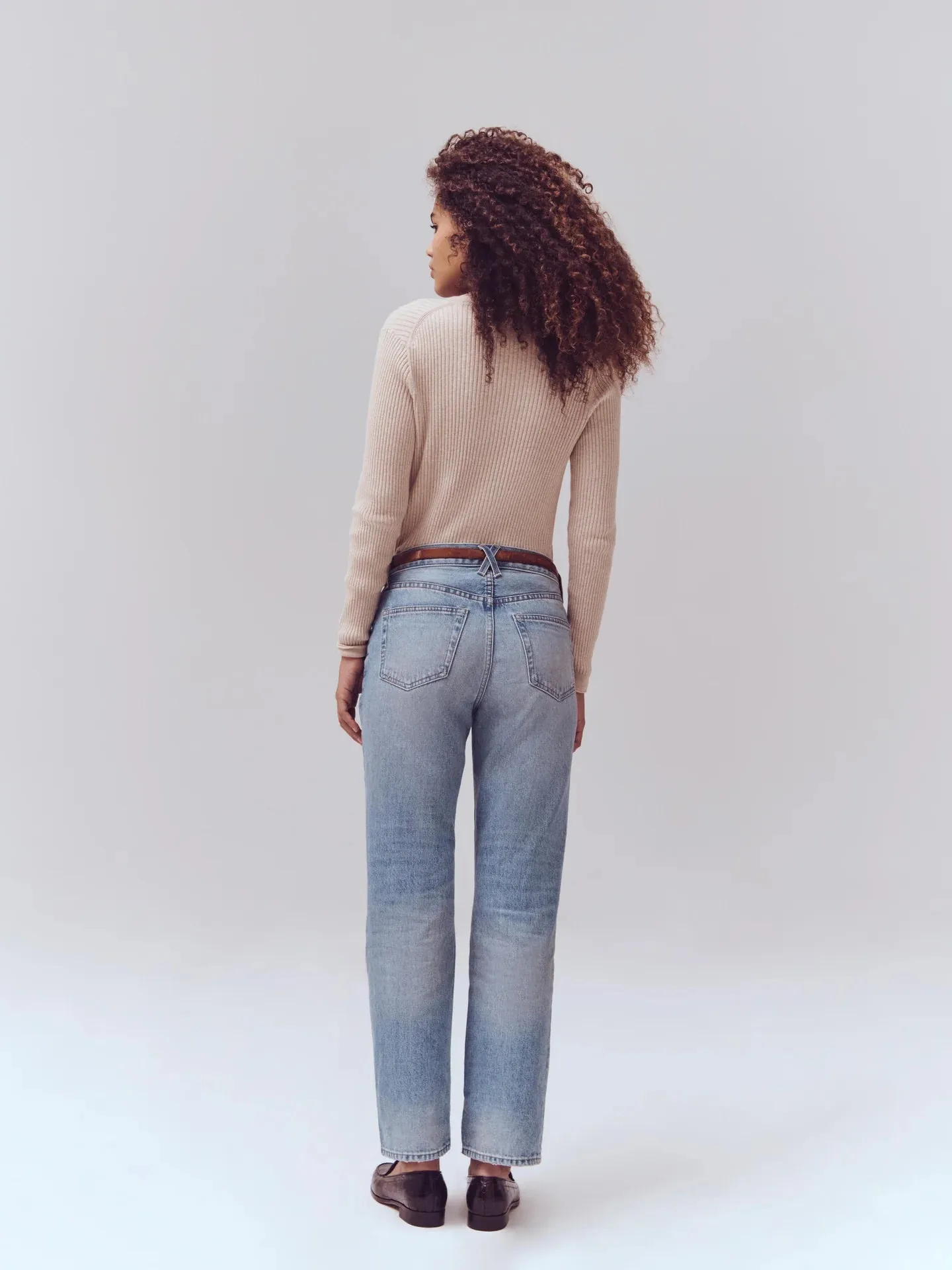 Bev Relaxed Jean - Vintage Light Indigo