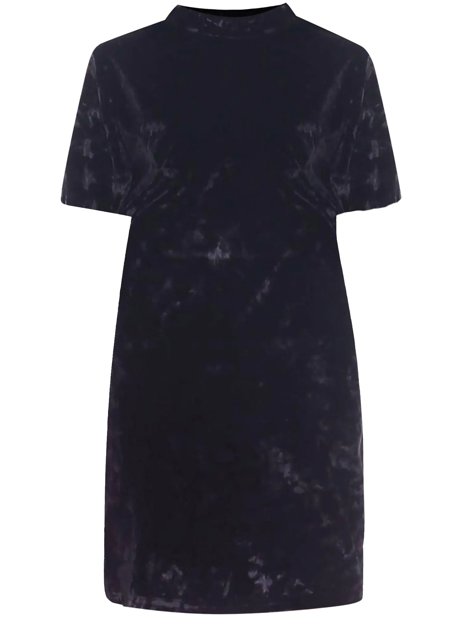 Black Velvet Short Sleeve Dress Size Small