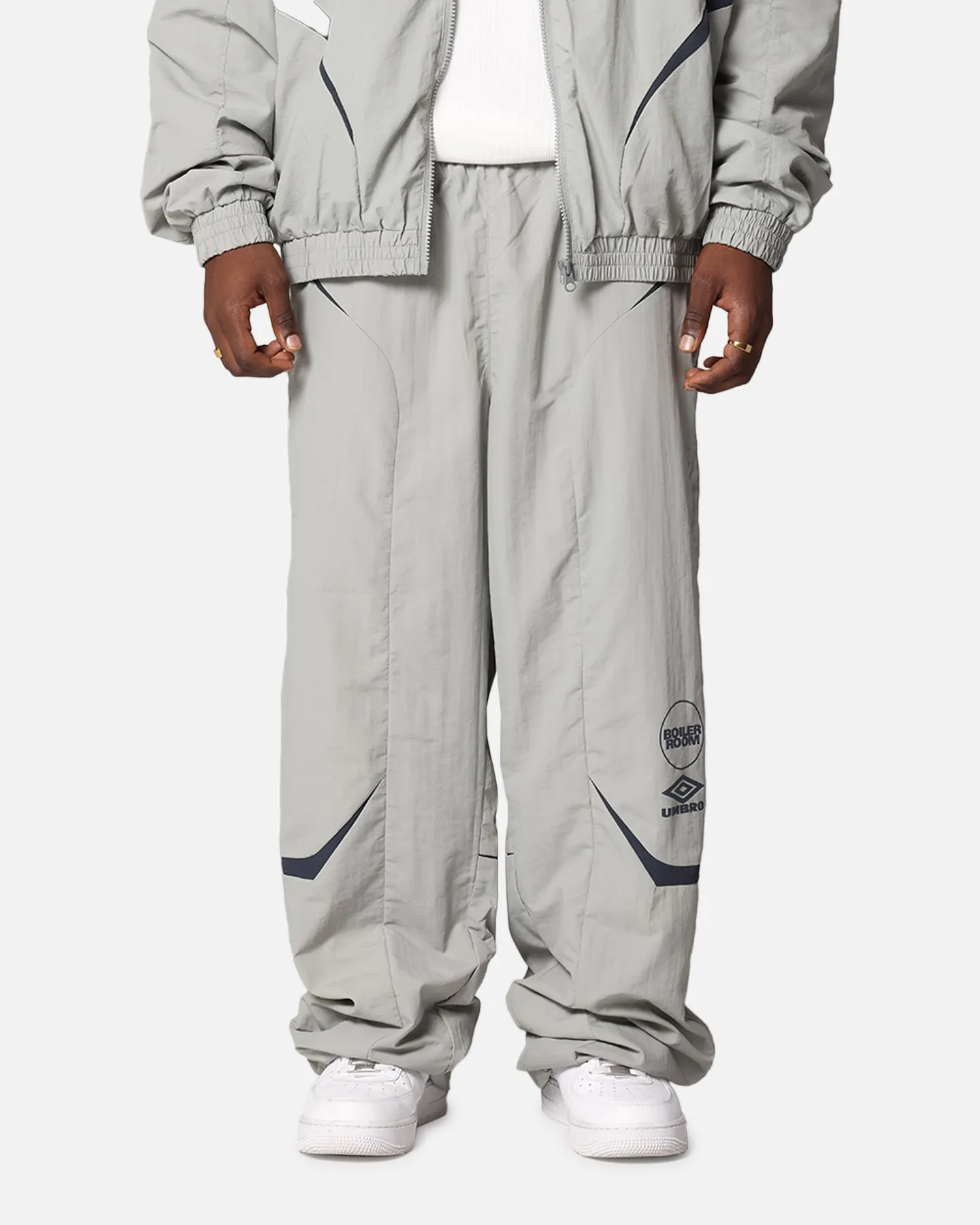Boiler Room X Umbro Shell Track Pants Grey