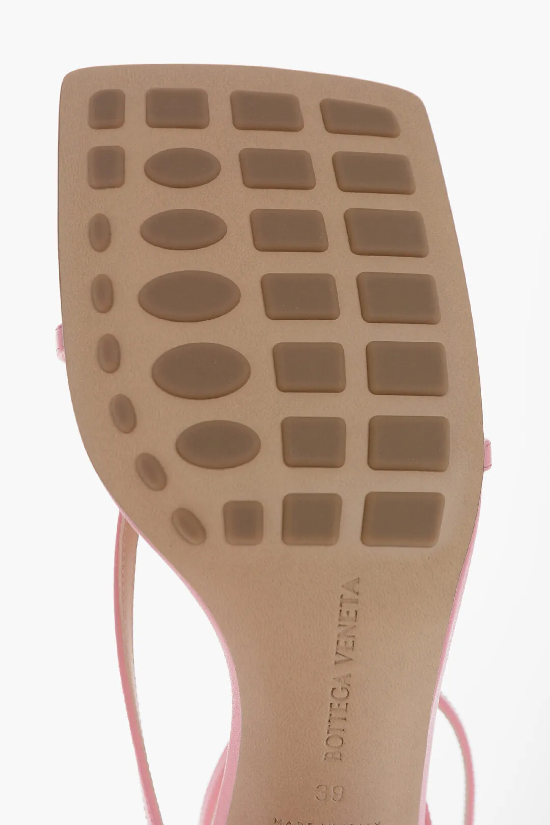 Bottega Veneta Leather Sandals With Straps 10 Cm