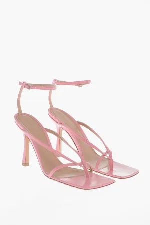 Bottega Veneta Leather Sandals With Straps 10 Cm
