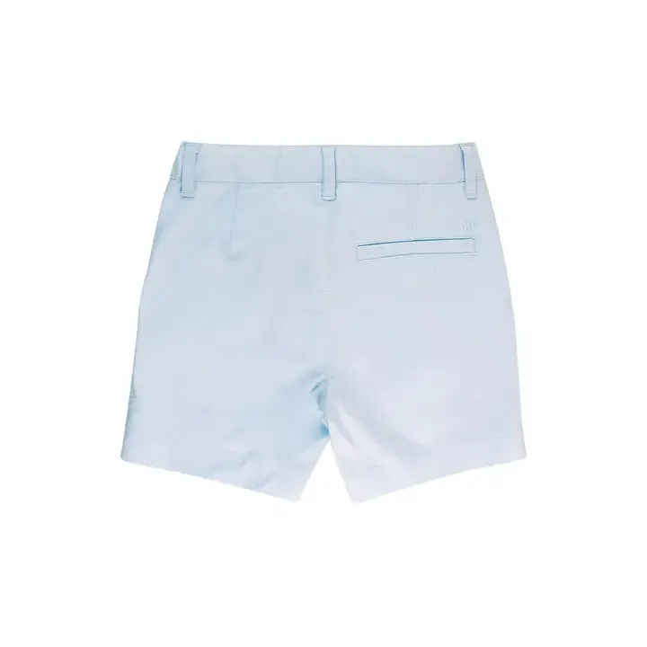 Boys Light Blue Stretch Chino Shorts
