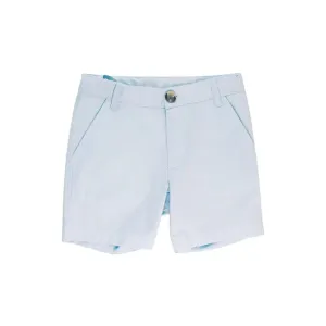 Boys Light Blue Stretch Chino Shorts