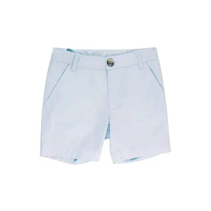 Boys Light Blue Stretch Chino Shorts