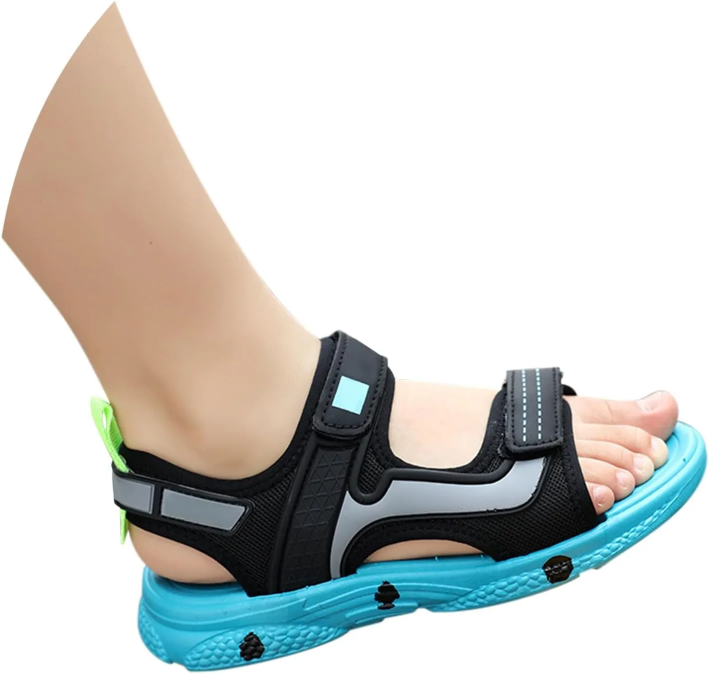 Boys Sandals Double Adjustable Straps Non-slip Lightweight Open Toe Sport Sandals Kids Soft Summer Beach Pool Shoes