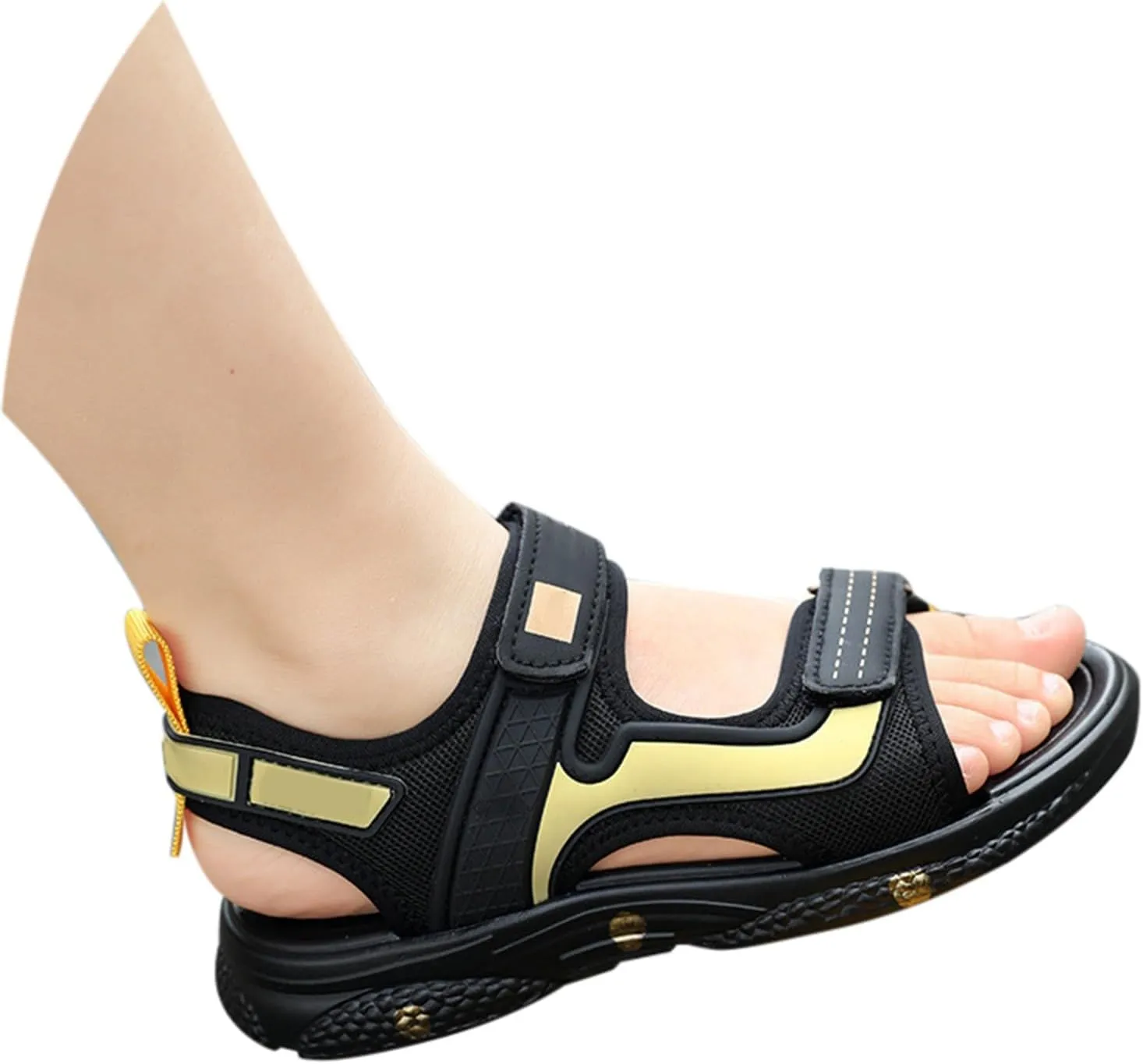 Boys Sandals Non-slip Double Adjustable Straps Lightweight Open Toe Sport Sandals Kids Soft Summer Beach Pool Shoes