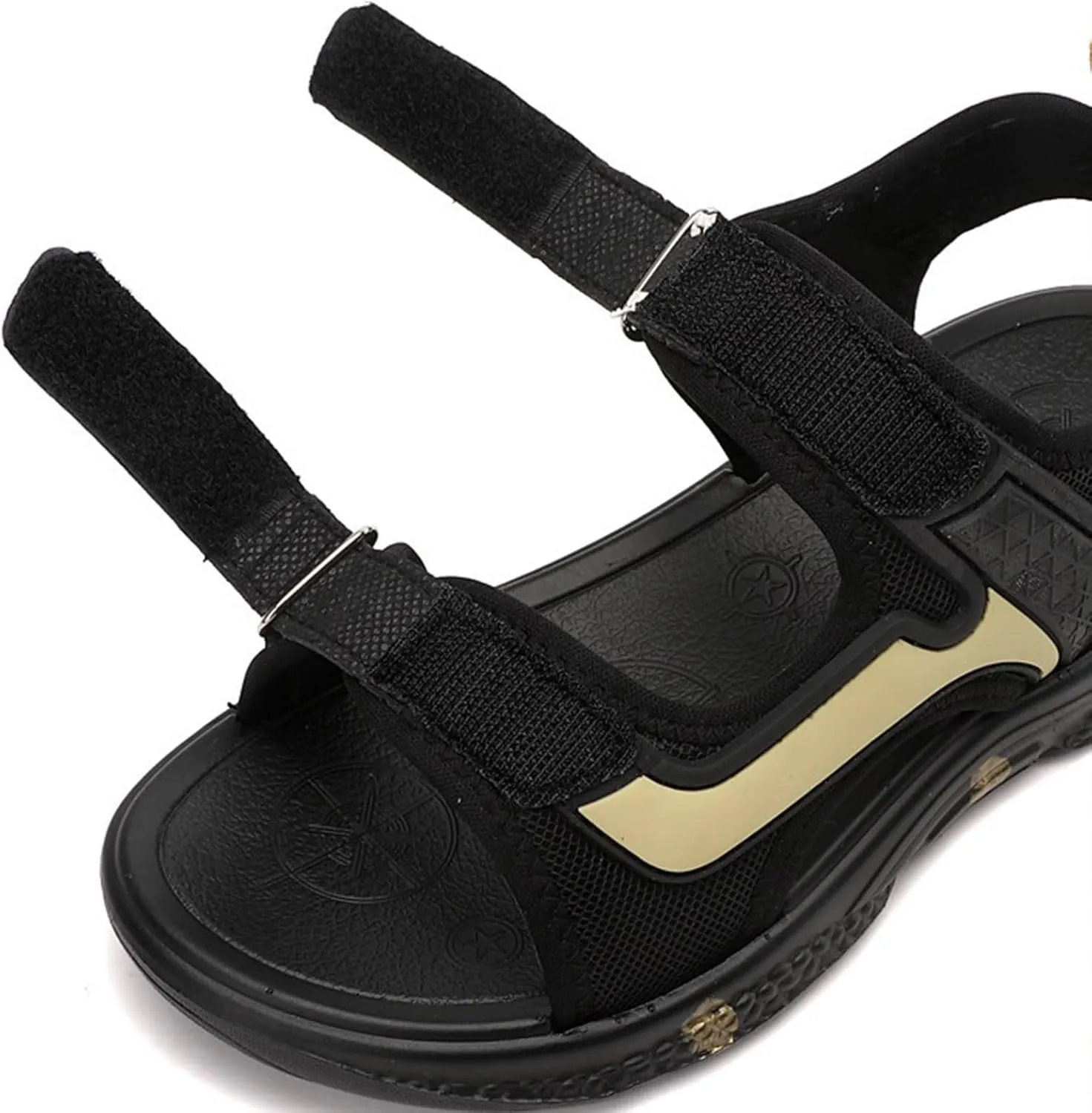 Boys Sandals Non-slip Double Adjustable Straps Lightweight Open Toe Sport Sandals Kids Soft Summer Beach Pool Shoes