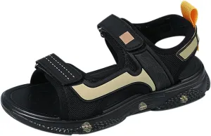 Boys Sandals Non-slip Double Adjustable Straps Lightweight Open Toe Sport Sandals Kids Soft Summer Beach Pool Shoes