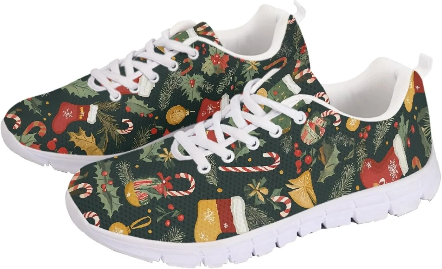 Breathable Sports Shoes for Women Teens Trainer Running Travel Sneaker Walking Low Heel Lightweight Sneakers