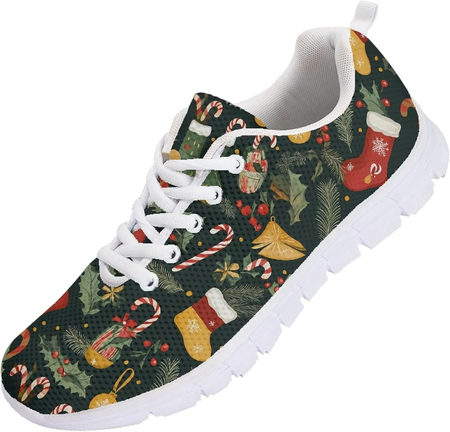Breathable Sports Shoes for Women Teens Trainer Running Travel Sneaker Walking Low Heel Lightweight Sneakers