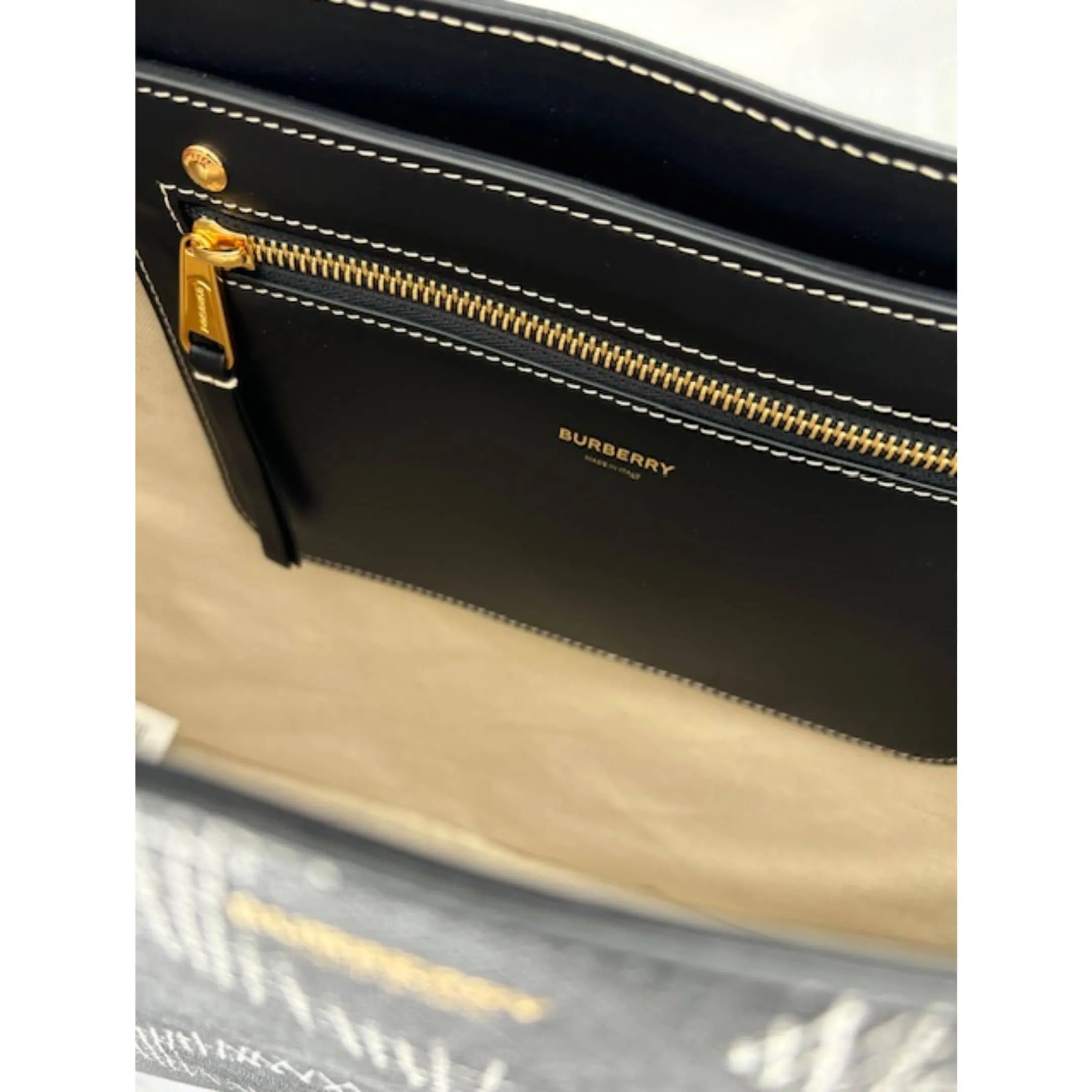 Burberry Graphite Tote Bag