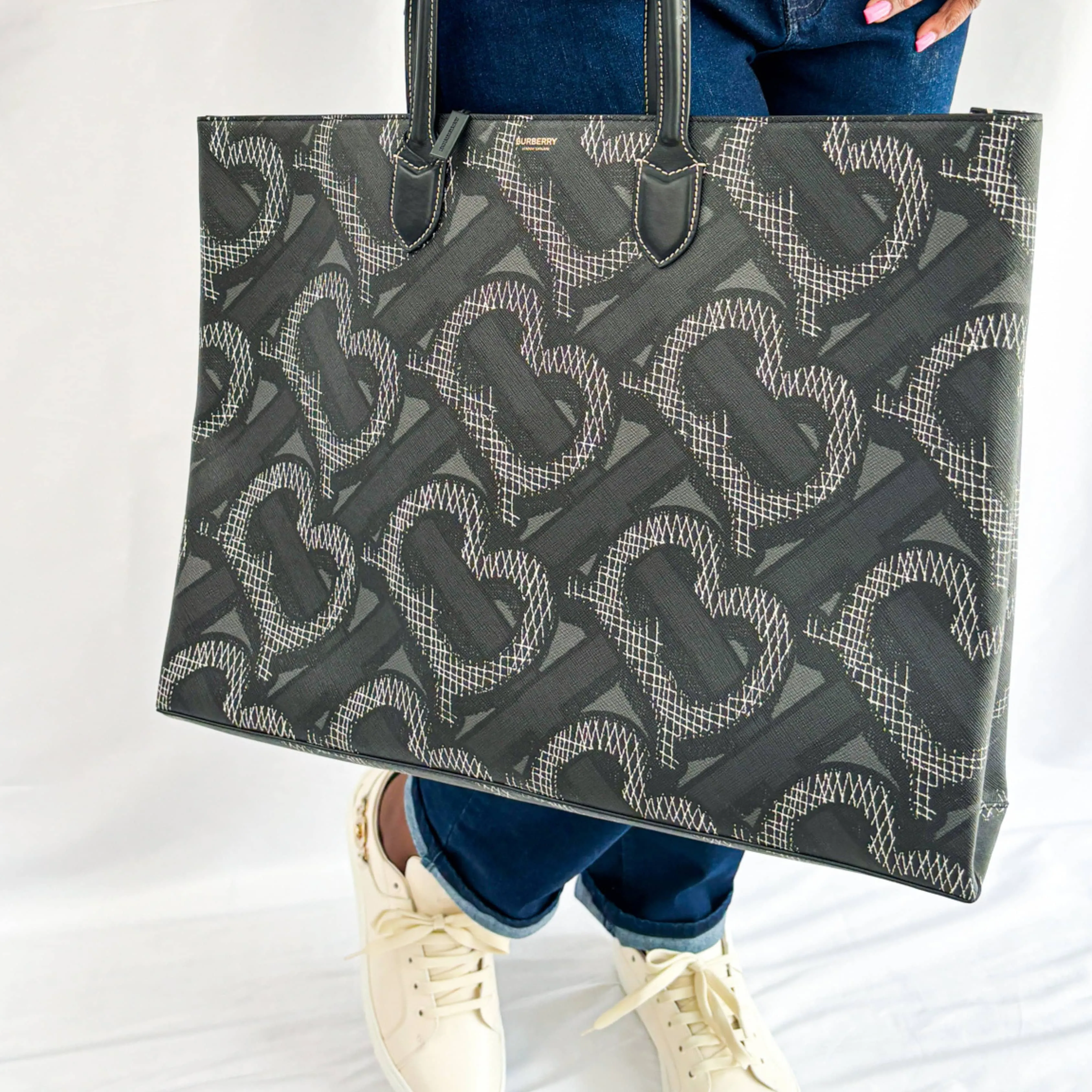 Burberry Graphite Tote Bag