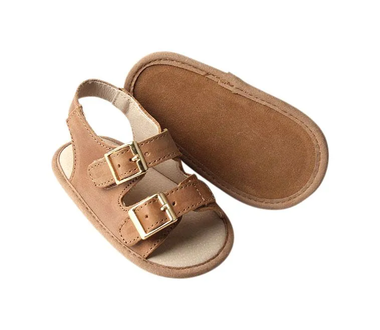 Camel - Summer Sandal - US Size 2-4 - Soft Sole