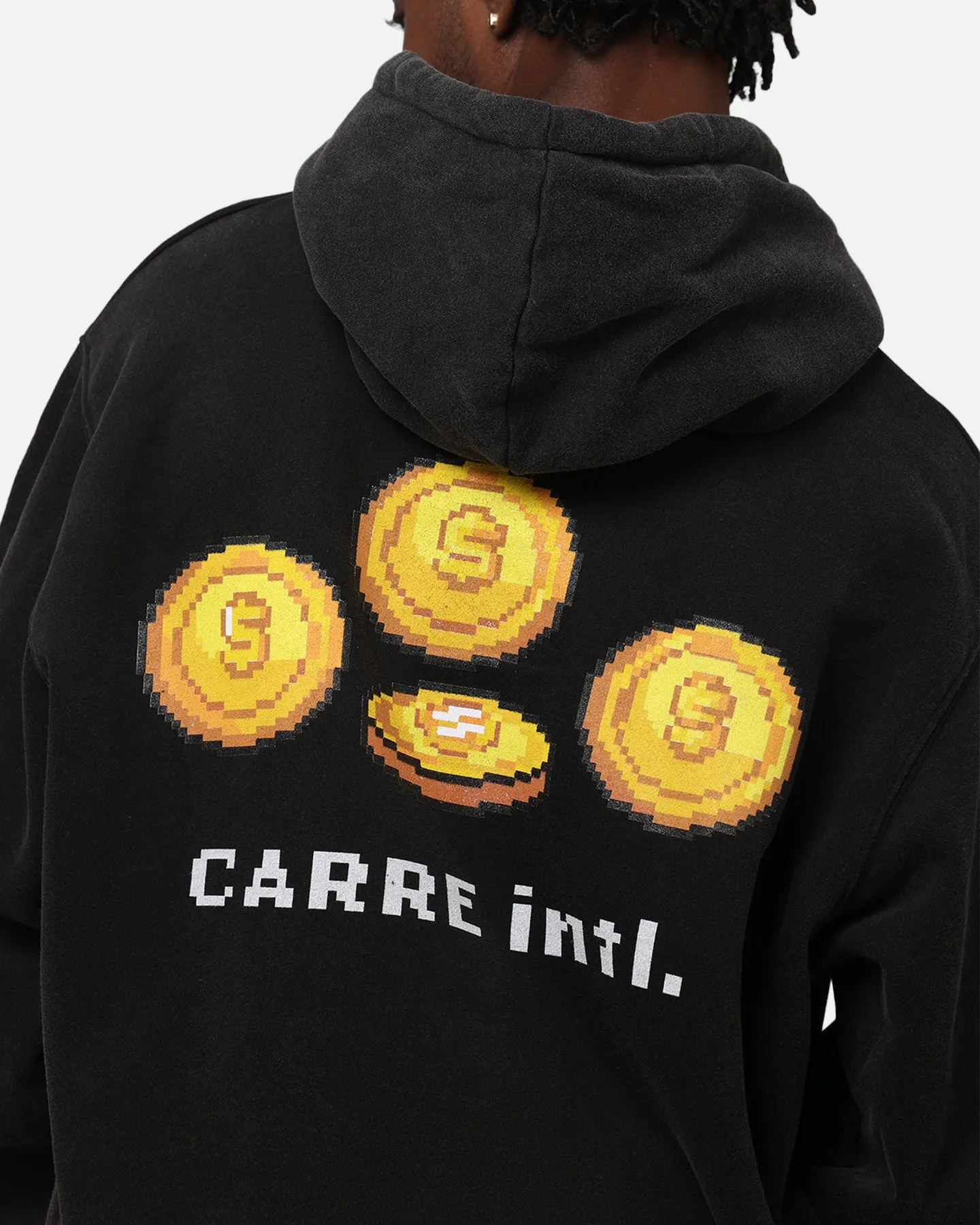 Carre Level Up Hoodie Vintage Black