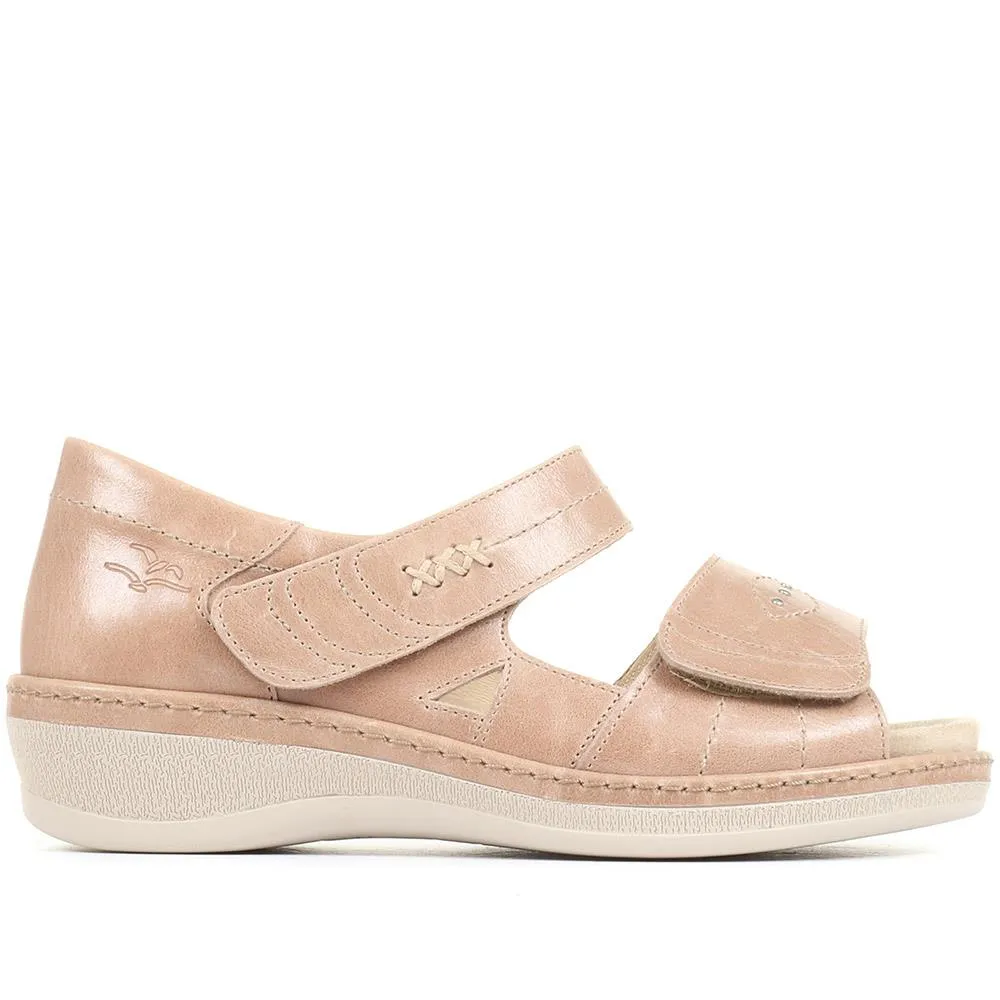 Celia Extra Wide Fit Leather Sandals - CELIA / 322 153