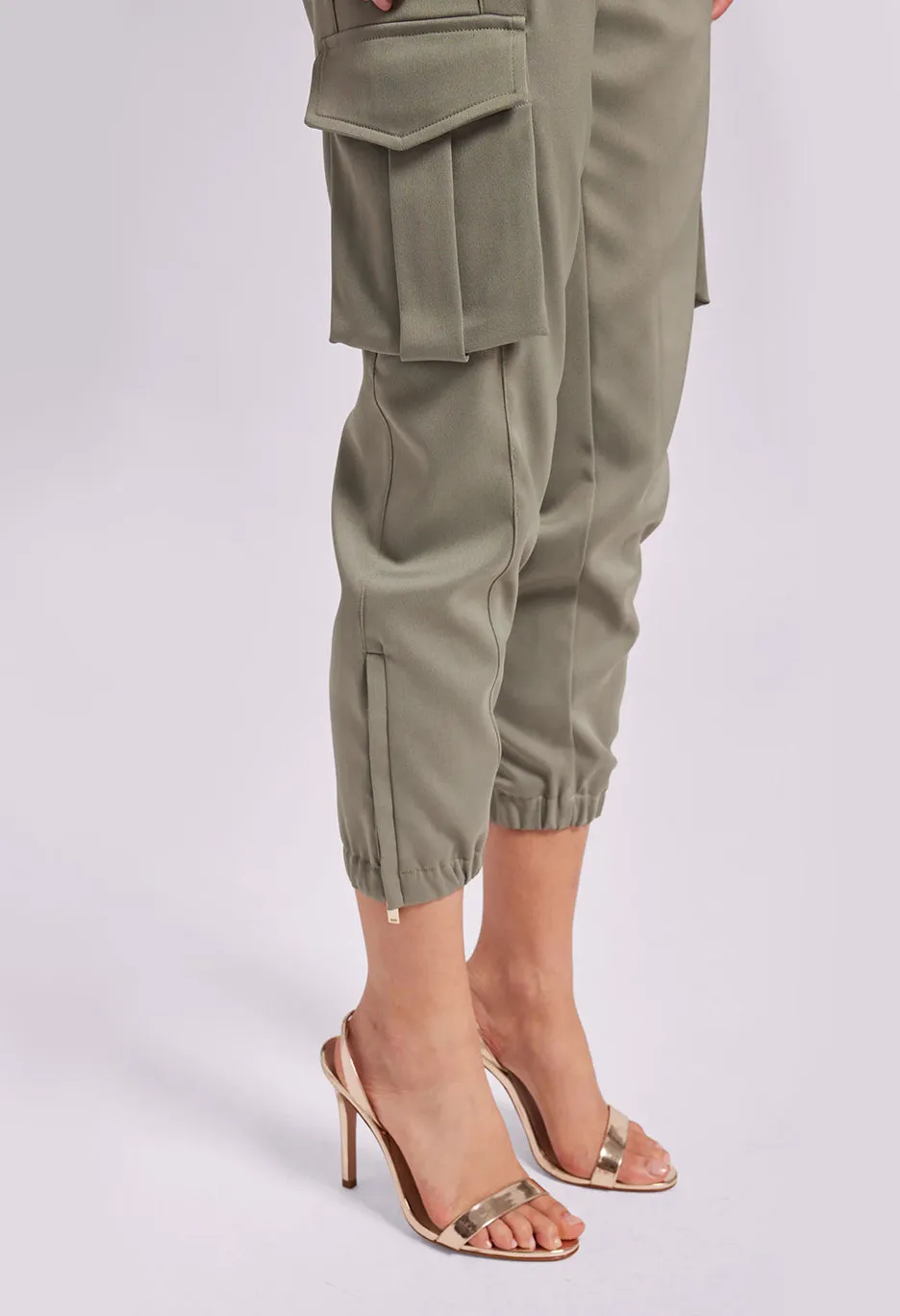 Chandra Satin Jogger