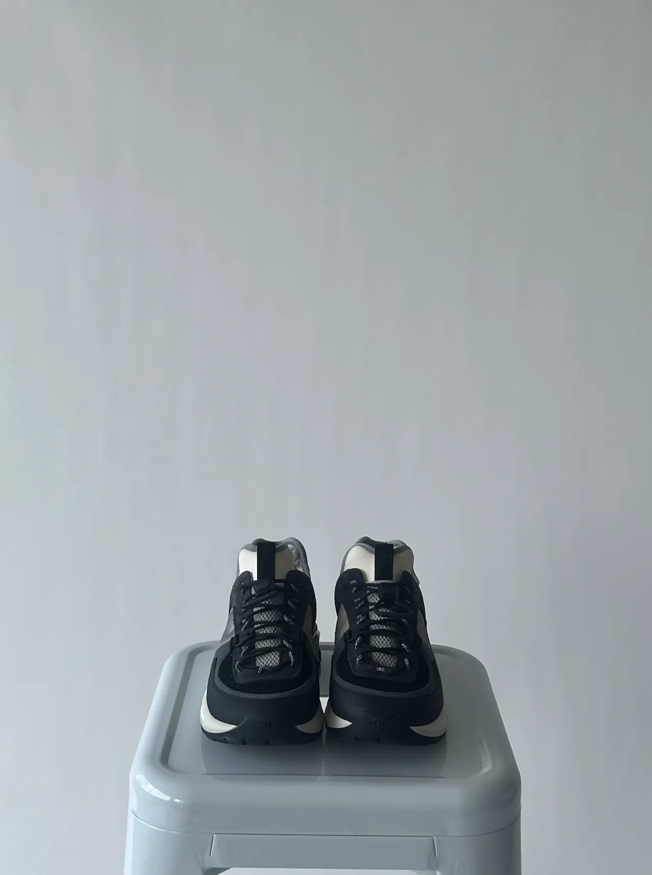 Chanel Calf Skin Suede Sneakers
