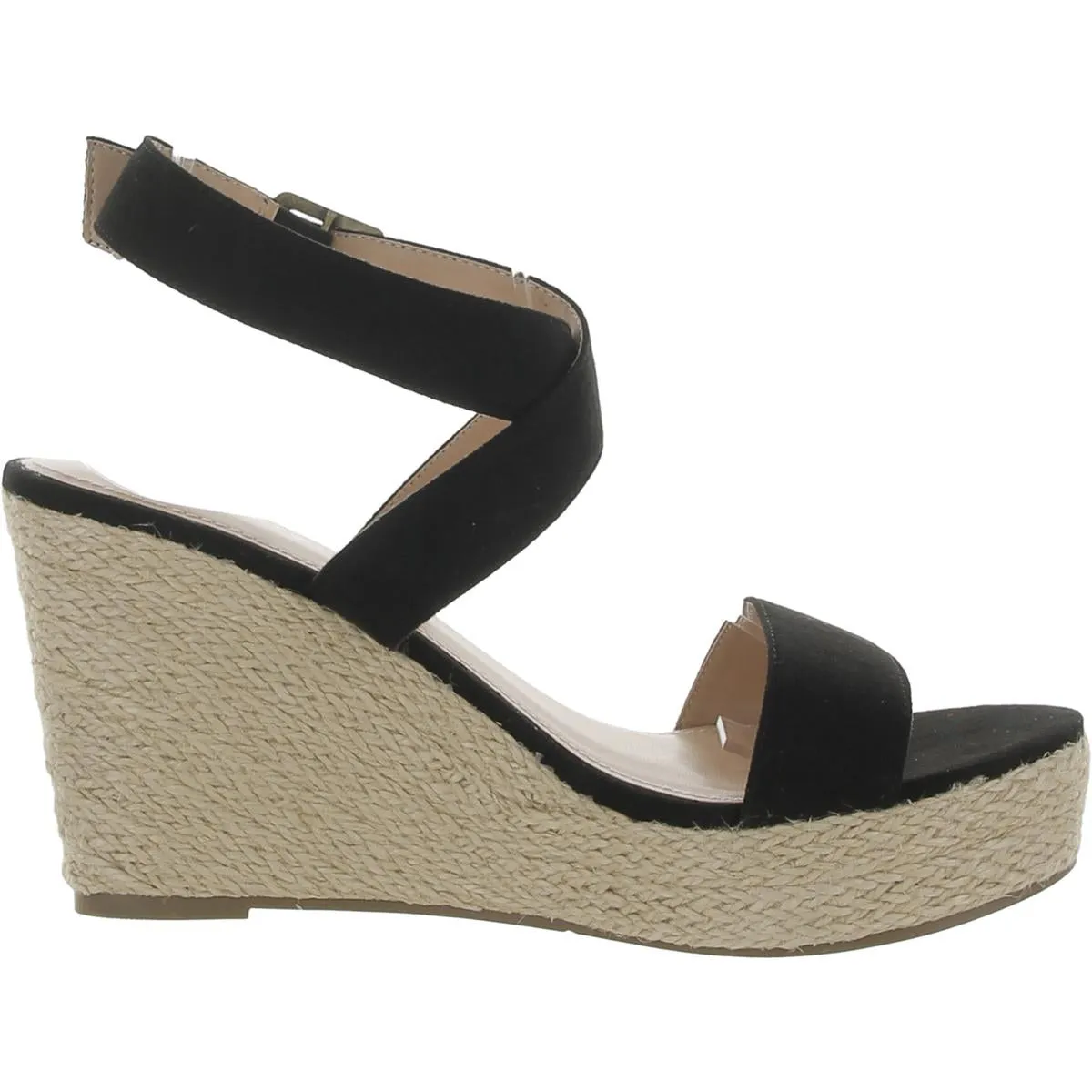 Coutgo Womens Platform Open Toe Espadrilles
