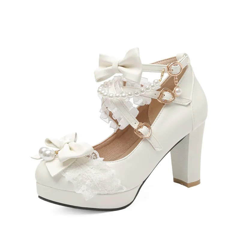 Cross Strap Women High Heels
