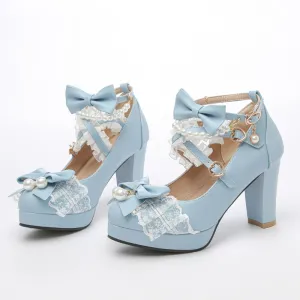 Cross Strap Women High Heels