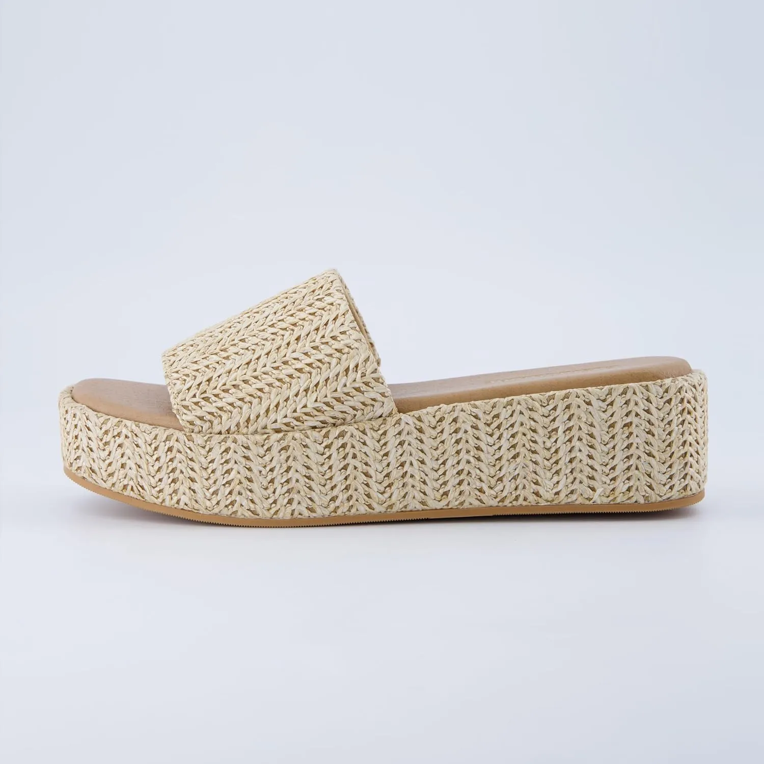 CUSHIONAIRE KUDOS Womens Platform Sandals  Wedge Sandals for Women, Comfortable Slip-On Shoes, Dressy Summer Sandals with Cushioned Footbed