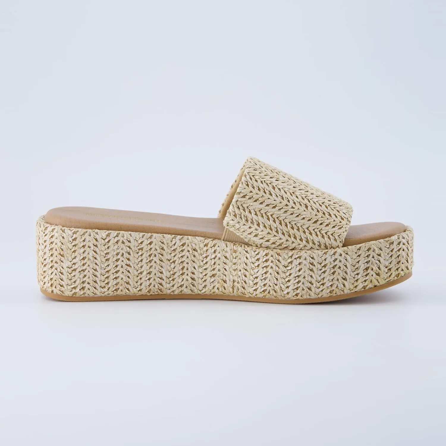 CUSHIONAIRE KUDOS Womens Platform Sandals  Wedge Sandals for Women, Comfortable Slip-On Shoes, Dressy Summer Sandals with Cushioned Footbed