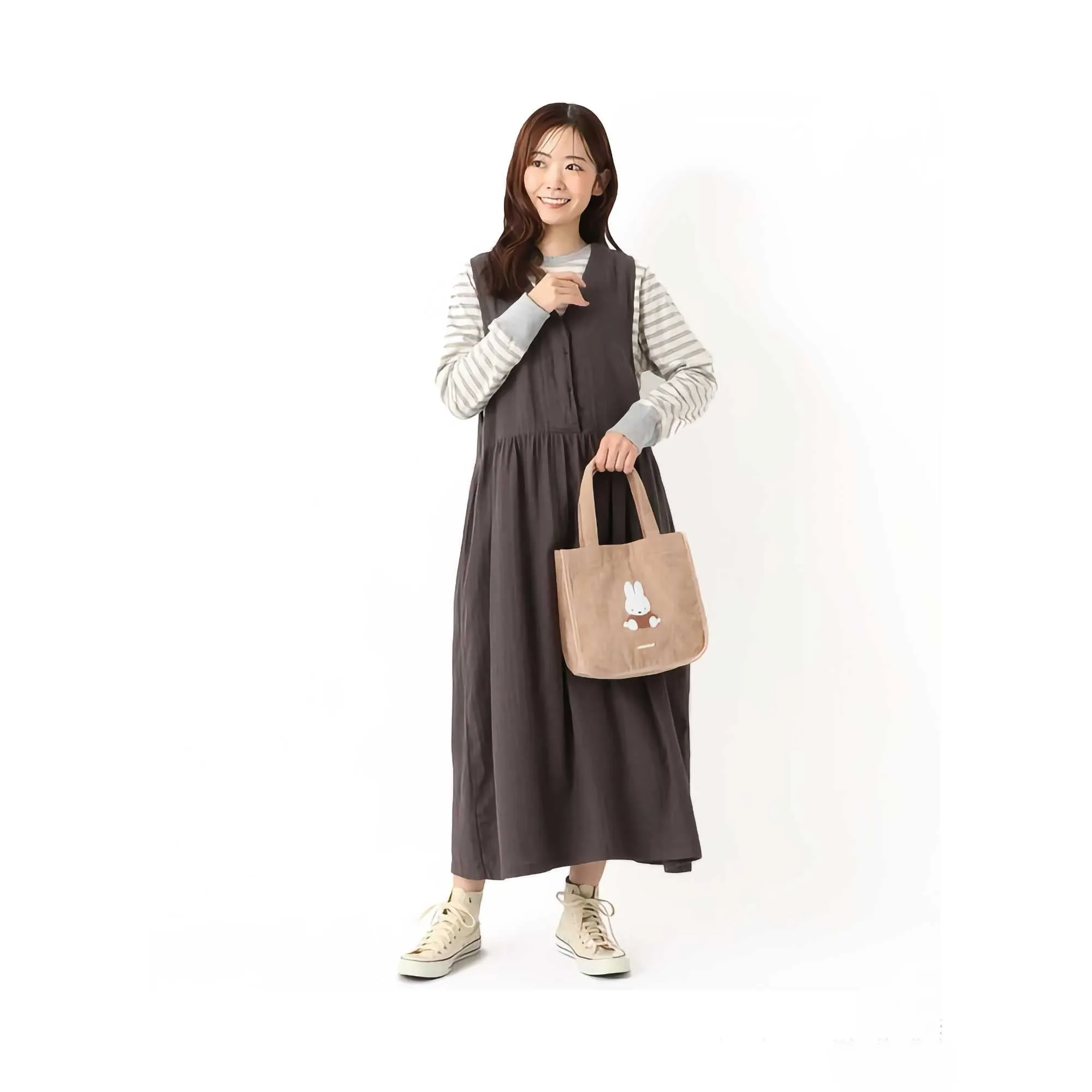 Dick Bruna's Miffy sagara corduroy tote bag