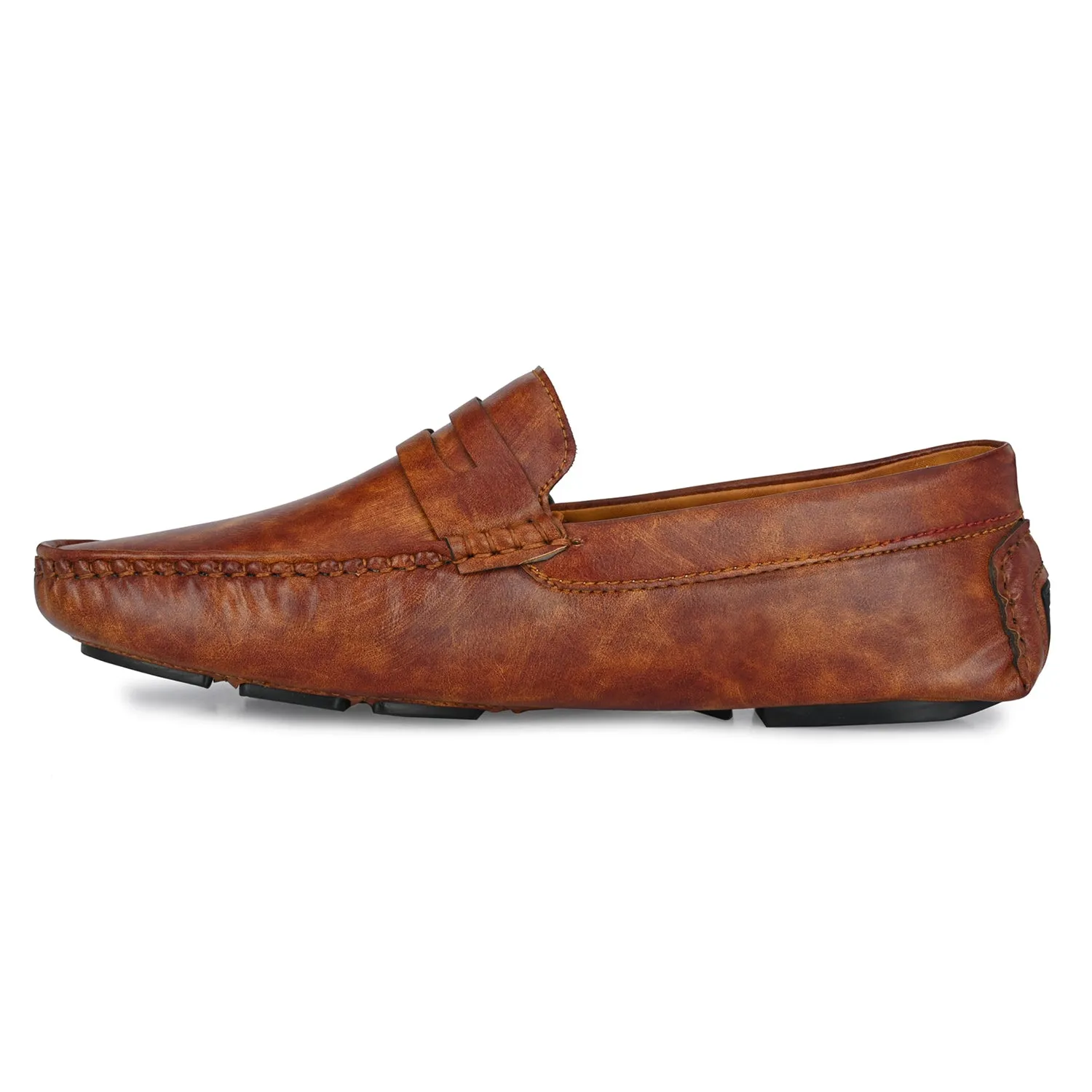 Eego Italy Plus Size Loafers GT-12-TAN
