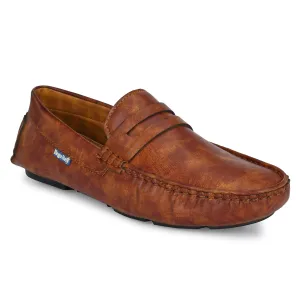 Eego Italy Plus Size Loafers GT-12-TAN