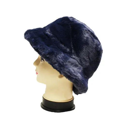 Faux Fur Bucket Hat-HT2201
