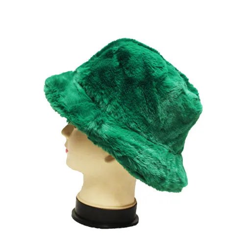 Faux Fur Bucket Hat-HT2201
