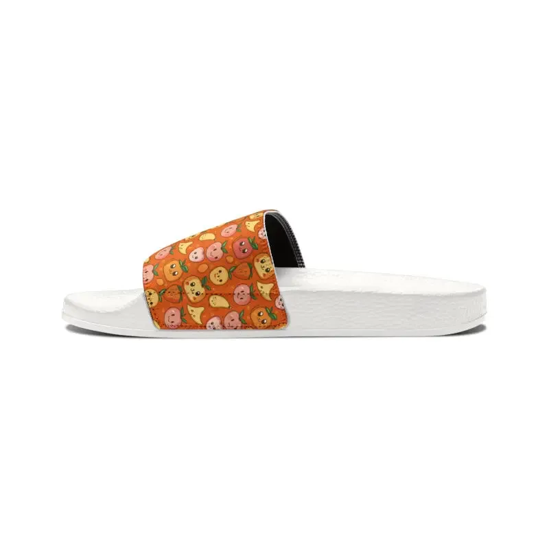 Funky Fruits Youth Sandals with Printed Strap Surface