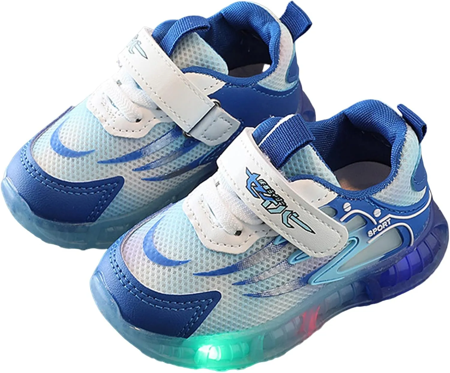 Girls Light Up Shoes Up Mesh Lightweight Casual Sneaker aterproof Non-Slip Luminous Shoes Kids Led Shoes