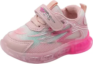 Girls Light Up Shoes Up Mesh Lightweight Casual Sneaker aterproof Non-Slip Luminous Shoes Kids Led Shoes