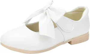 Girls Sandals Children Shoes White Leather Shoes Bowknot Girls Shoes Single Shoes Performance Shoes Sandals Shoes