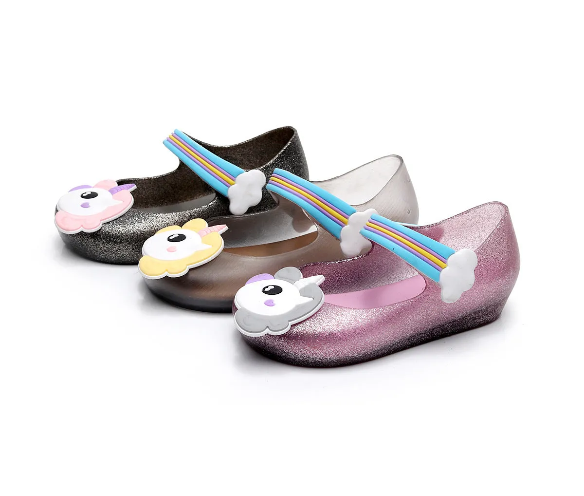 Girls Summer Soft Unicorn Rubber Breathable Waterproof Sandals Jelly Shoes