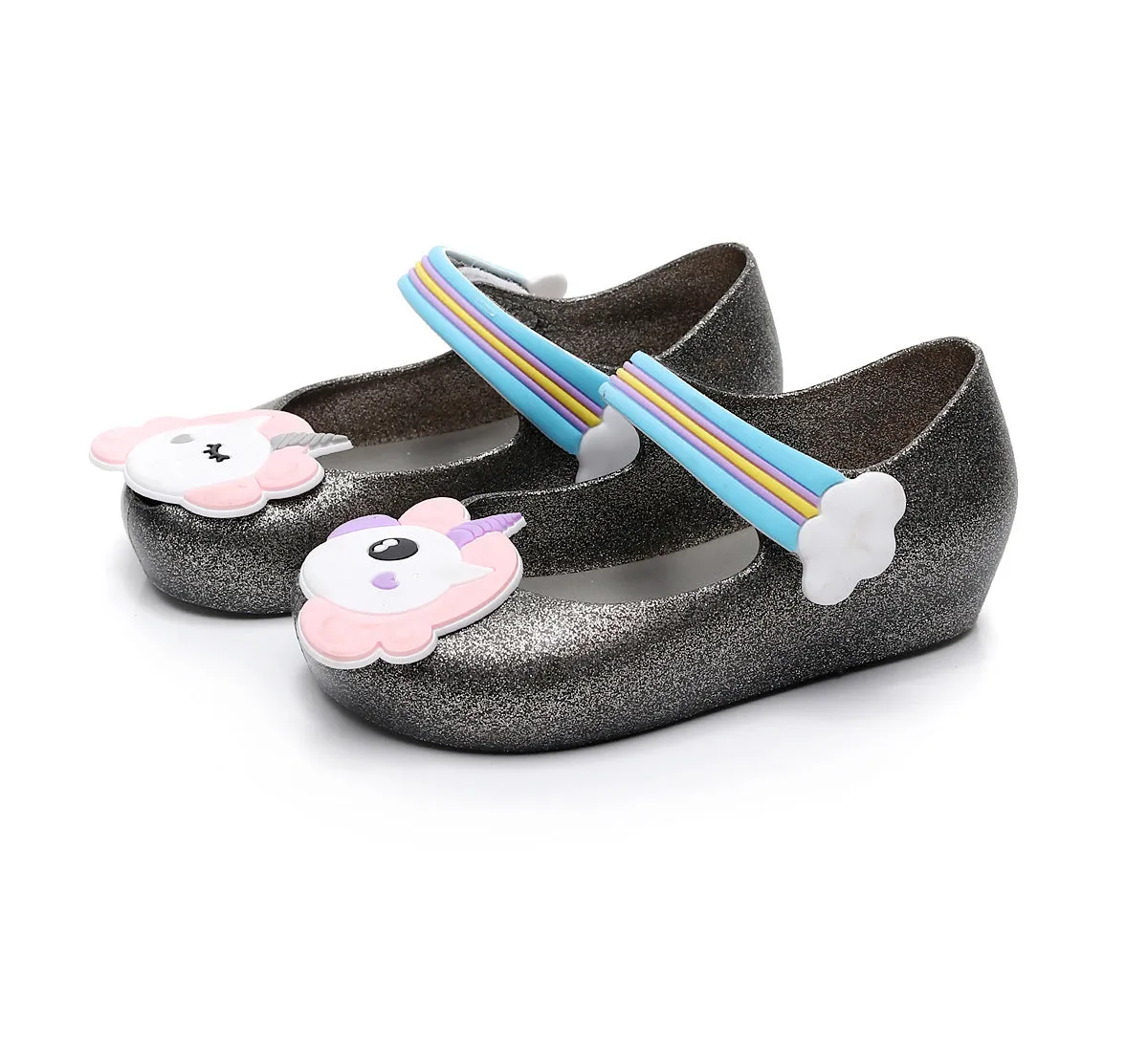 Girls Summer Soft Unicorn Rubber Breathable Waterproof Sandals Jelly Shoes