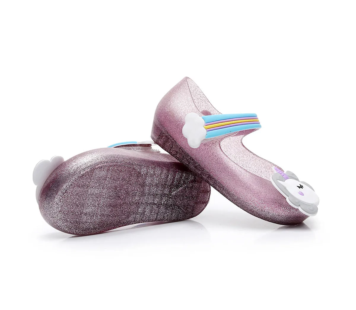 Girls Summer Soft Unicorn Rubber Breathable Waterproof Sandals Jelly Shoes