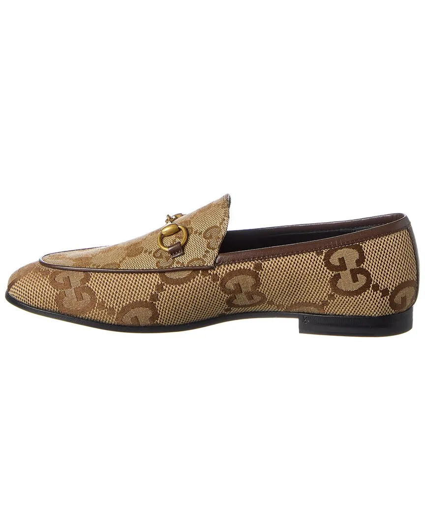 Gucci Jordaan Maxi GG Canvas Loafer