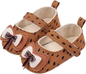 Infant Baby Girls Cute Slippers Non-Slip First Walking Mary Jane Wedding Party Dress Shoes 2025 Princess Sneaker