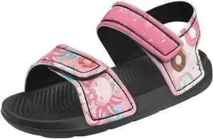 Kids Sandals Dragon Print Summer Sport Hiking Sandals Leather Beach Water Shoes for Boys Girls